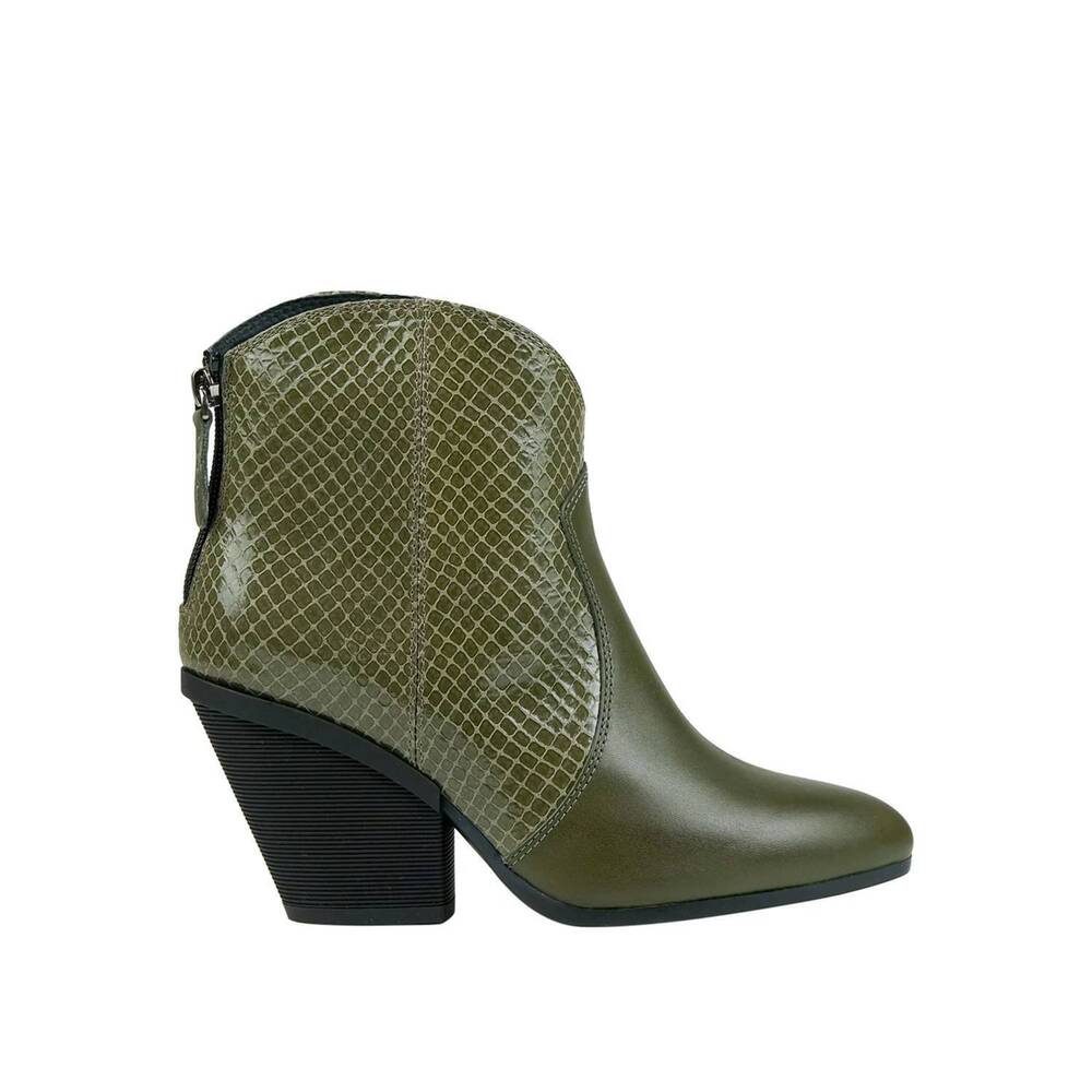 NEW HOGAN women's h581 ankle boots in green
